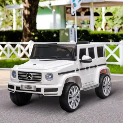 Discount - Vehículo batería con mando Mercedes Blanco Vehículos De Batería O A Pedales