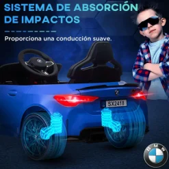 Homcom - Vehículo batería infantil BMW M4 Azul*AIYAPLAY Discount