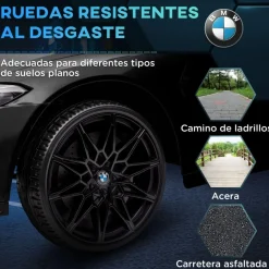 Homcom - Vehículo batería infantil BMW M4 Negro*AIYAPLAY Hot