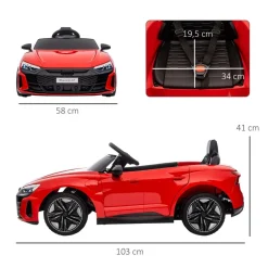 Outlet - Vehículo batería infantil Audi con mando a distancia Vehículos De Batería O A Pedales