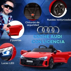 Outlet - Vehículo batería infantil Audi con mando a distancia Vehículos De Batería O A Pedales