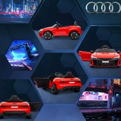 Outlet - Vehículo batería infantil Audi con mando a distancia Vehículos De Batería O A Pedales