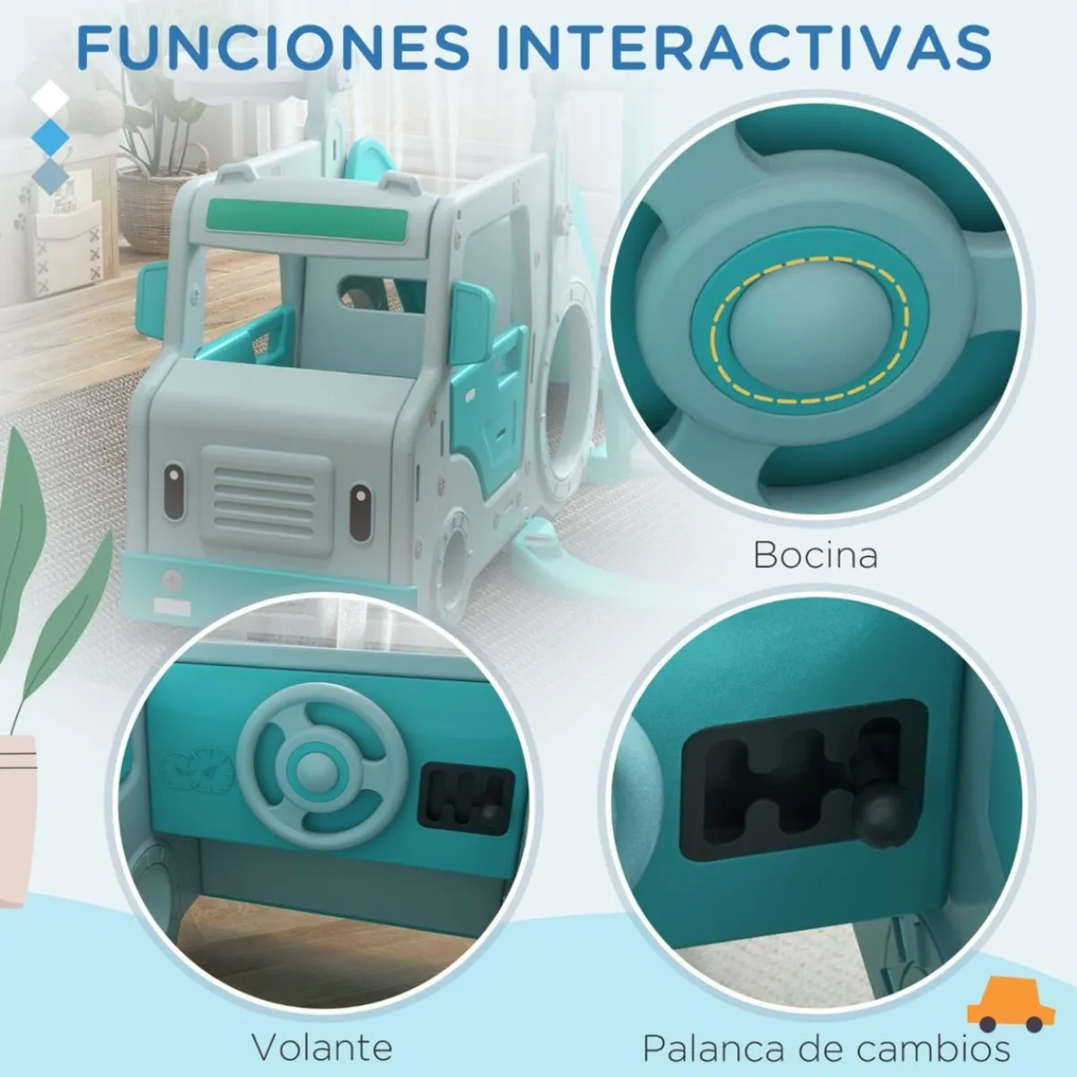 Sale - Zona de juegos infantil para interior Toboganes