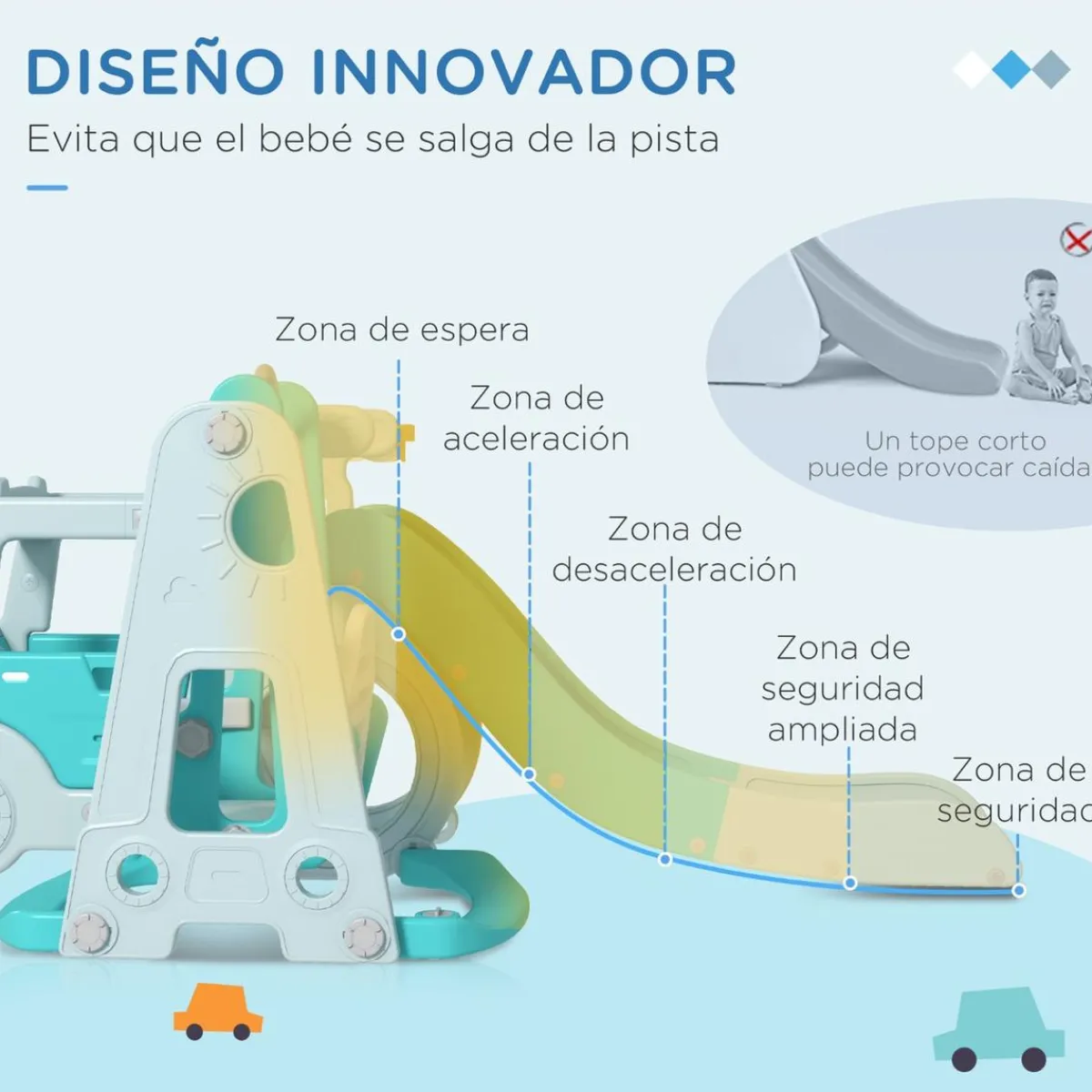 Sale - Zona de juegos infantil para interior Toboganes