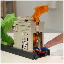 Hot Wheels - Ataque del cocodrilo: Pista para coches con lanzador y vehículo ㅤ*MATTEL Sale