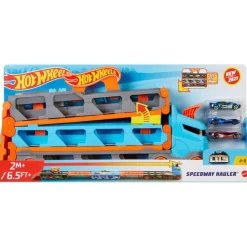 Hot Wheels - Camión de transporte convertible Vehículos Y Circuitos