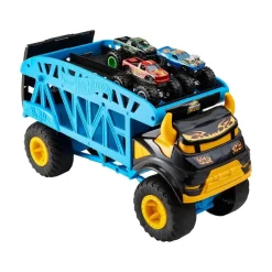 Online Hot Wheels - Camión transportador de Monster Trucks Vehículos Y Circuitos