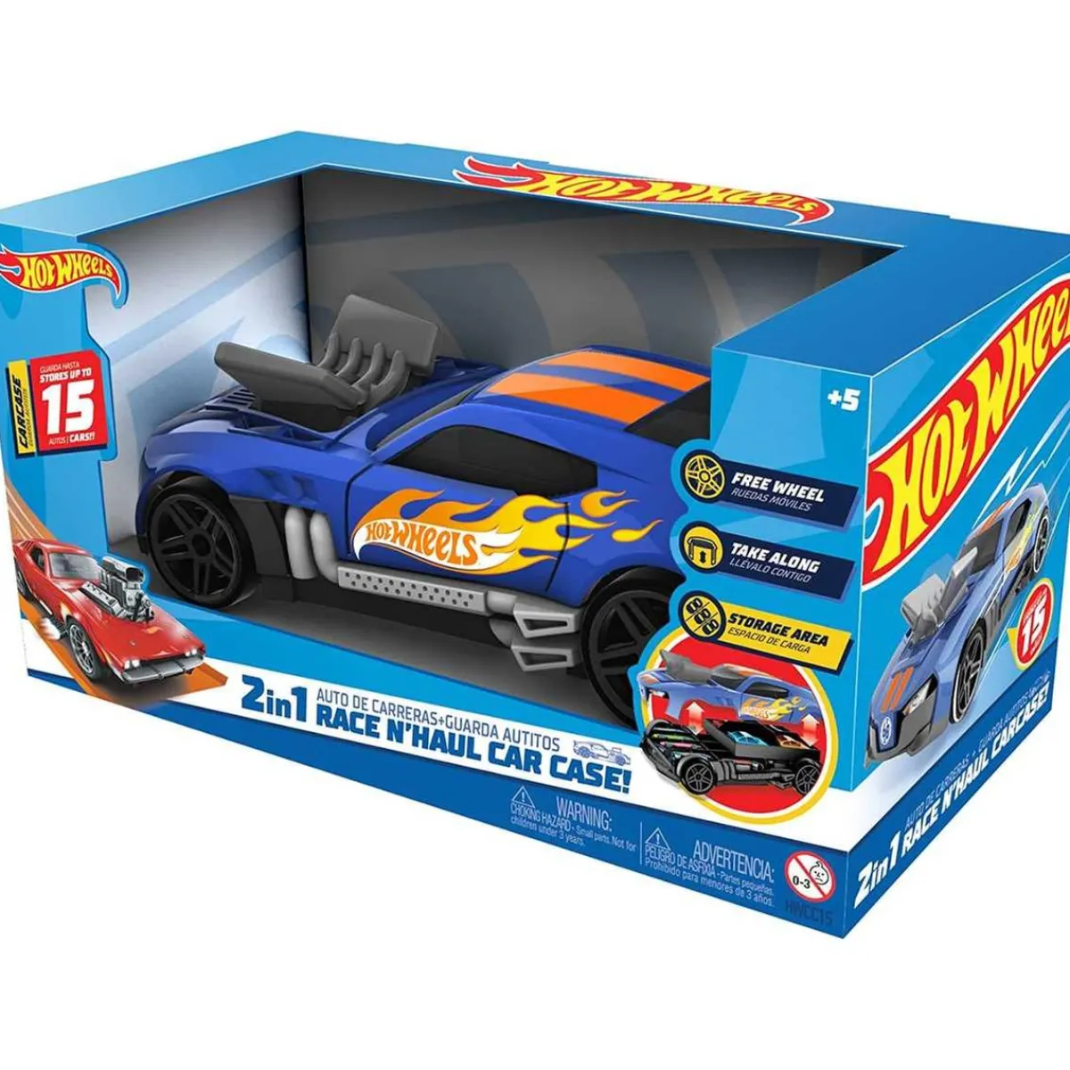 Hot Wheels - Coche de carreras portacoches Hot Wheels ㅤ*CEFA Outlet