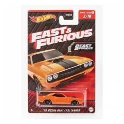 Hot Wheels - Hot Wheels Vehículo de Juguete rápido y furioso surtido (Varios modelos) HNR88 Vehículos Y Circuitos