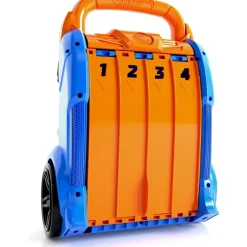 Outlet Hot Wheels - Maletín Guardacoches/Lanzador 2 en 1 Vehículos Y Circuitos