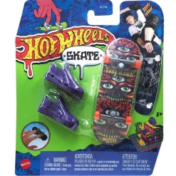Hot Wheels - Monopatín de juguete con zapatillas para dedos, modelos surtidos (Varios modelos) ㅤ Vehículos Y Circuitos