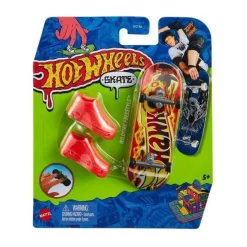 Hot Wheels - Monopatín de juguete con zapatillas para dedos, modelos surtidos (Varios modelos) ㅤ Vehículos Y Circuitos