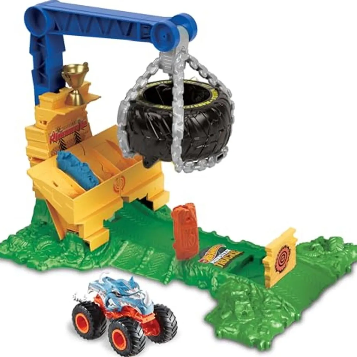 New Hot Wheels - Pista de Acrobacias Monster Trucks ㅤ Vehículos Y Circuitos