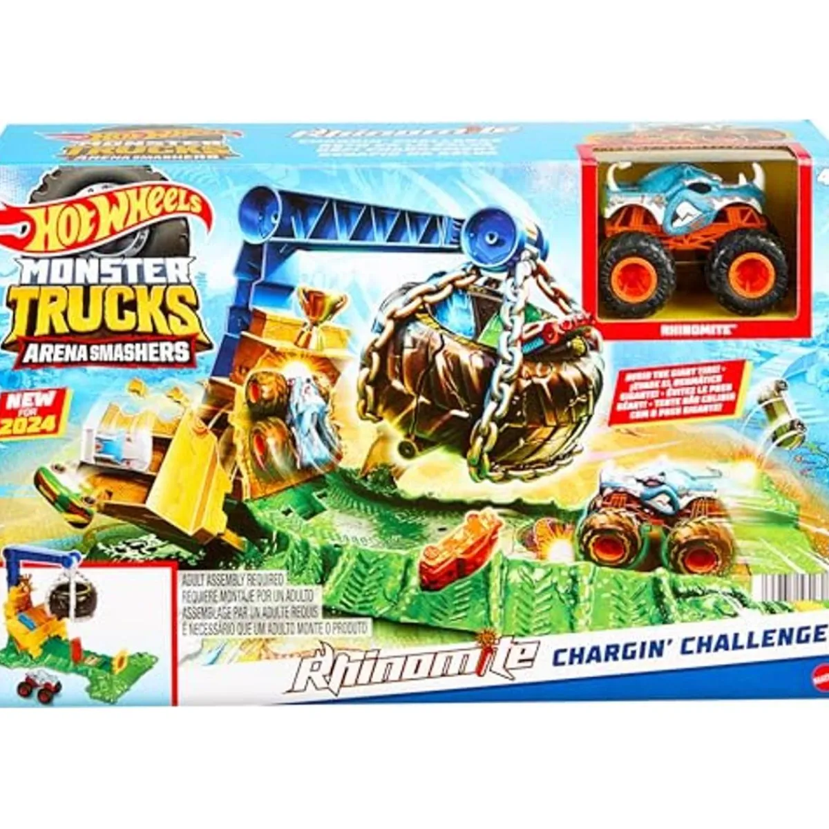 New Hot Wheels - Pista de Acrobacias Monster Trucks ㅤ Vehículos Y Circuitos