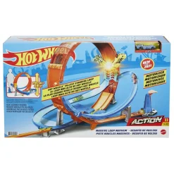 Discount Hot Wheels - Pista de coches Looping Caos con 1 vehículo Die-cast incluido ㅤ Vehículos Y Circuitos