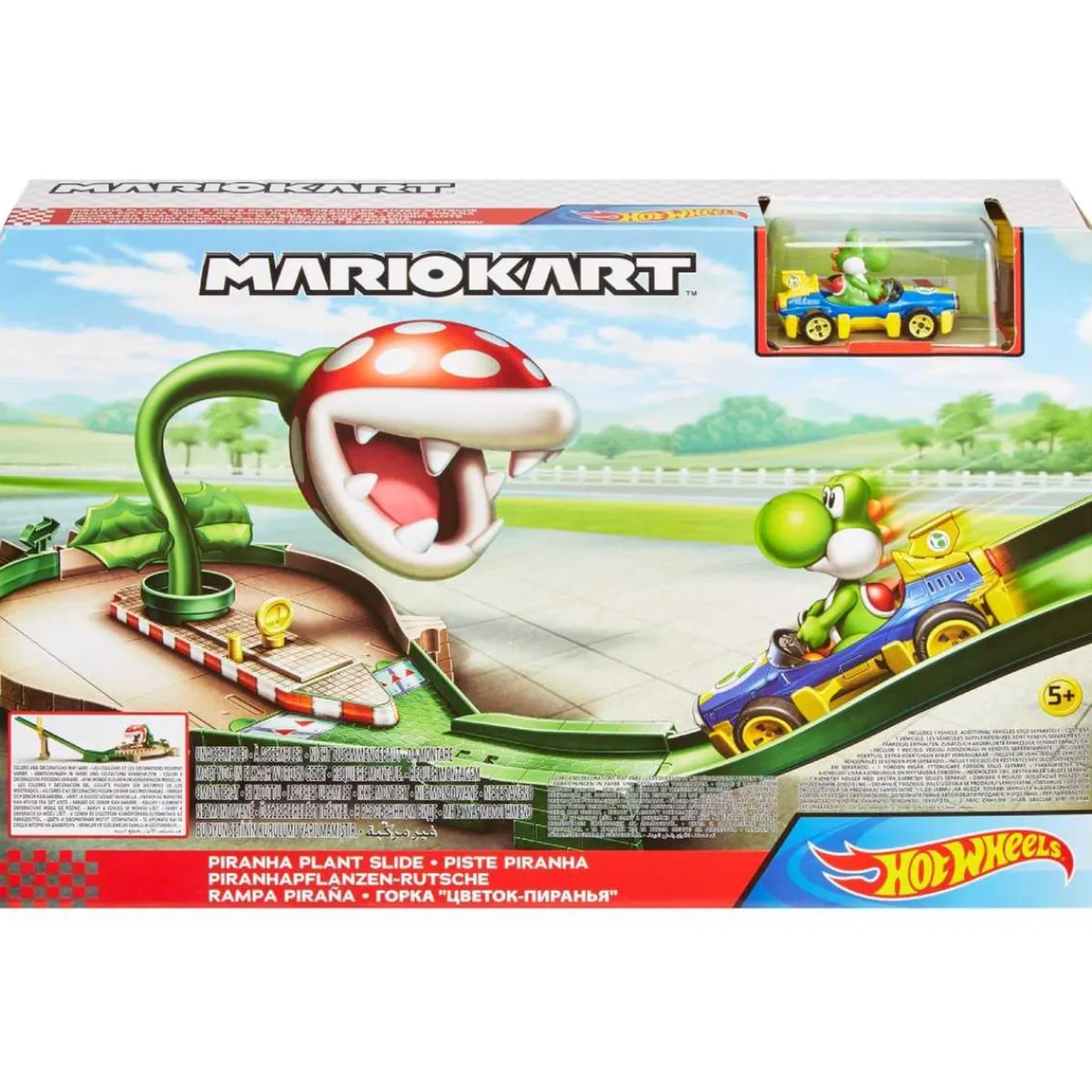 New Hot Wheels - Pista Mario Kart Piraña Vehículos Y Circuitos