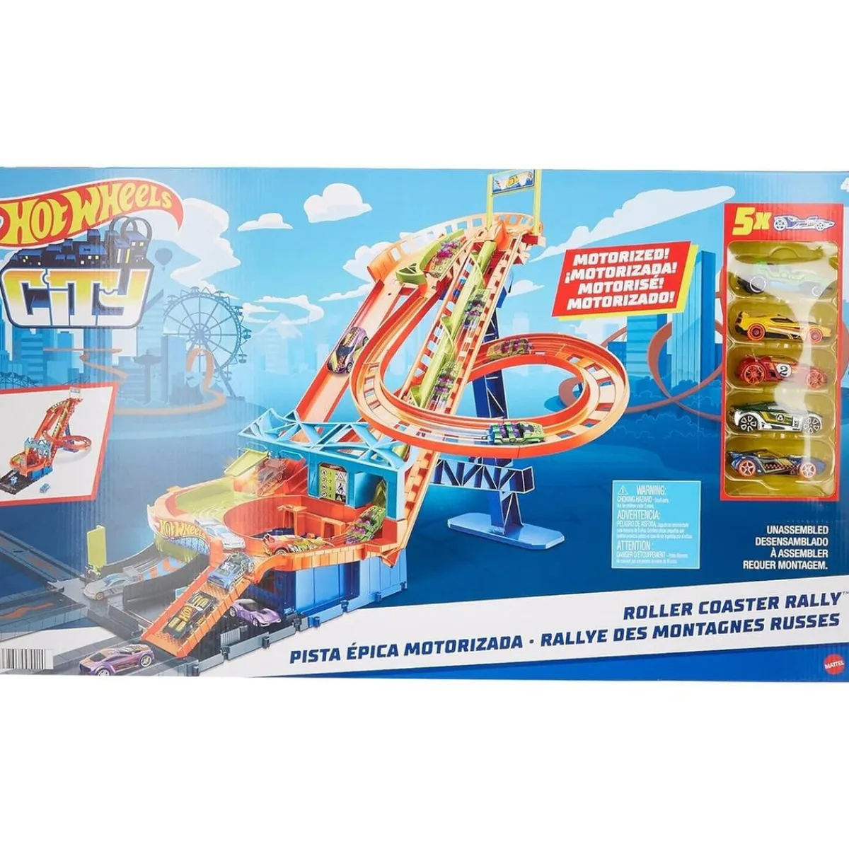 Hot Wheels - Pista Roller Coaster Rally ㅤ*TOYS "R" US Hot