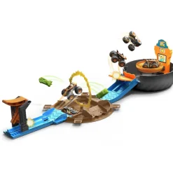 Best Hot Wheels - Playset neumáticos para acrobacias Monster Trucks Vehículos Y Circuitos