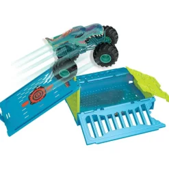 Hot Wheels - Vehículo Hot Wheels Monster Truck 1:24 con jaula de choque gigante*MATTEL Discount