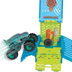 Hot Wheels - Vehículo Hot Wheels Monster Truck 1:24 con jaula de choque gigante*MATTEL Discount
