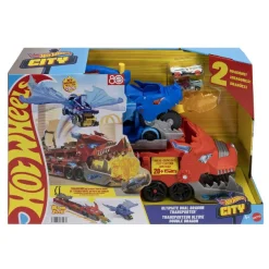 City - Dragón Transportador con Ataque Doble*HOT WHEELS Hot
