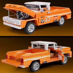 Hot Wheels Elite - Pickup Chevy '62 Personalizada Juguetes De Construcción