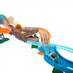 Hot Wheels RacerVerse - Pista Jurassic World Crash & Splash*MATTEL Sale