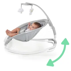 Ingenuity - Hamaca Mecedora Ergonómica con Vibraciones y Melodías ㅤ*KIDS II