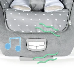 Ingenuity - Hamaca Mecedora Ergonómica con Vibraciones y Melodías ㅤ*KIDS II