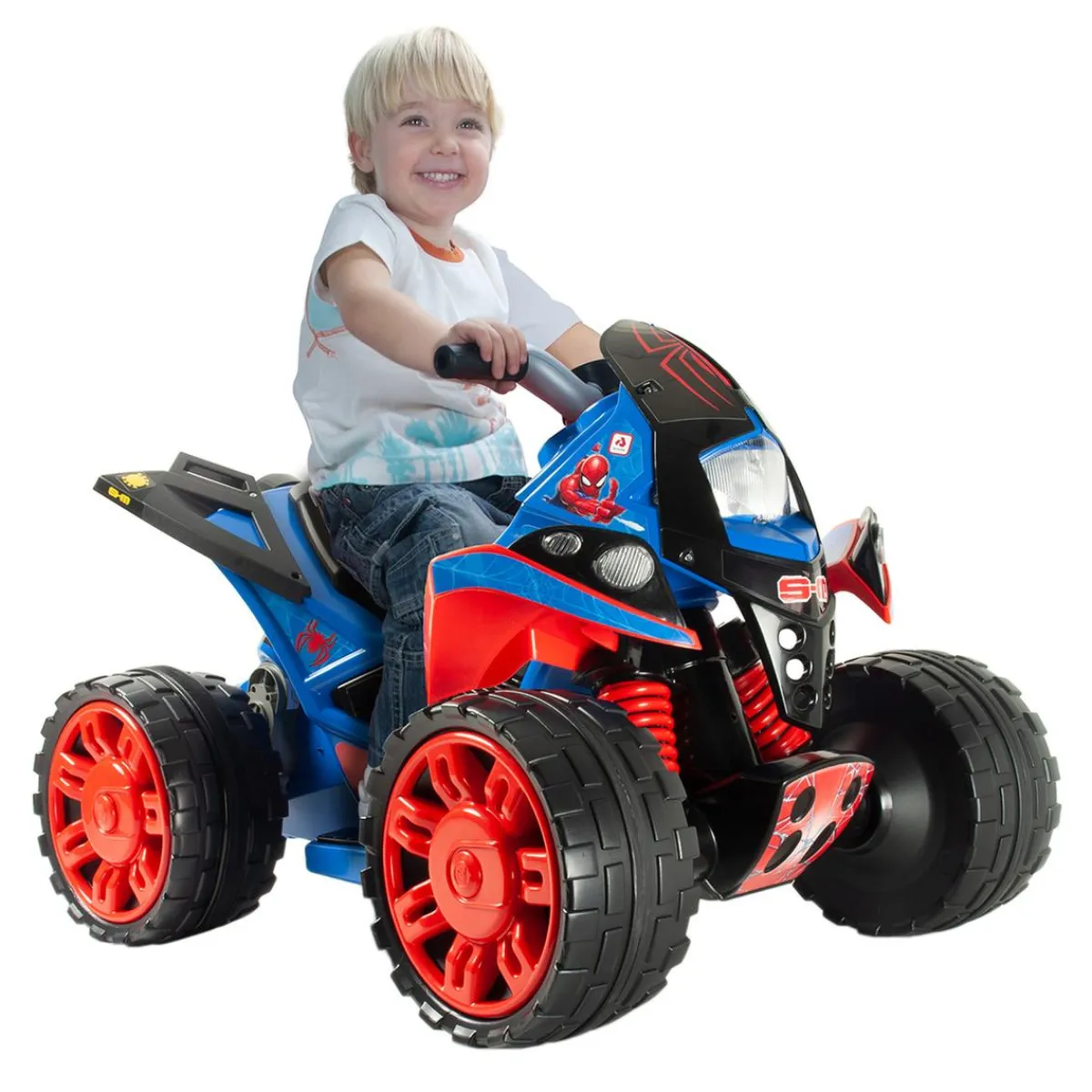 Hot - Quad Spider-Man 12V Vehículos De Batería O A Pedales