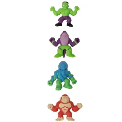 Hot Invincible Heroes - Pack 4 monstruos Stretchy (varios modelos) Figuras De Acción