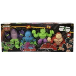 Hot Invincible Heroes - Pack 4 monstruos Stretchy (varios modelos) Figuras De Acción