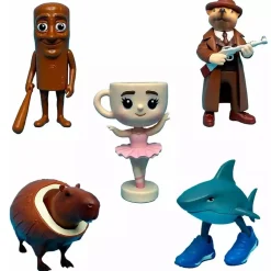 Discount Italian Brainrot - Pack 5 figuras 5cm Figuras De Acción