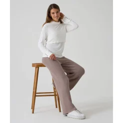 Discount Jersey de lactancia blanco de cuello alto Premamá·Moda|Moda·Camisetas