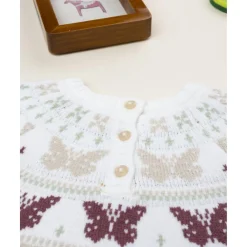 Clearance Jersey niña beige con mariposas Niña·Bebé Niña 3-36 Meses|Bebé Niña 3-36 Meses·Jerséis Y Cardigans