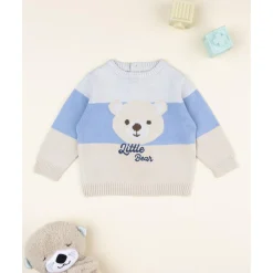 Jersey tricot niño azul/beige*Prenatal Hot