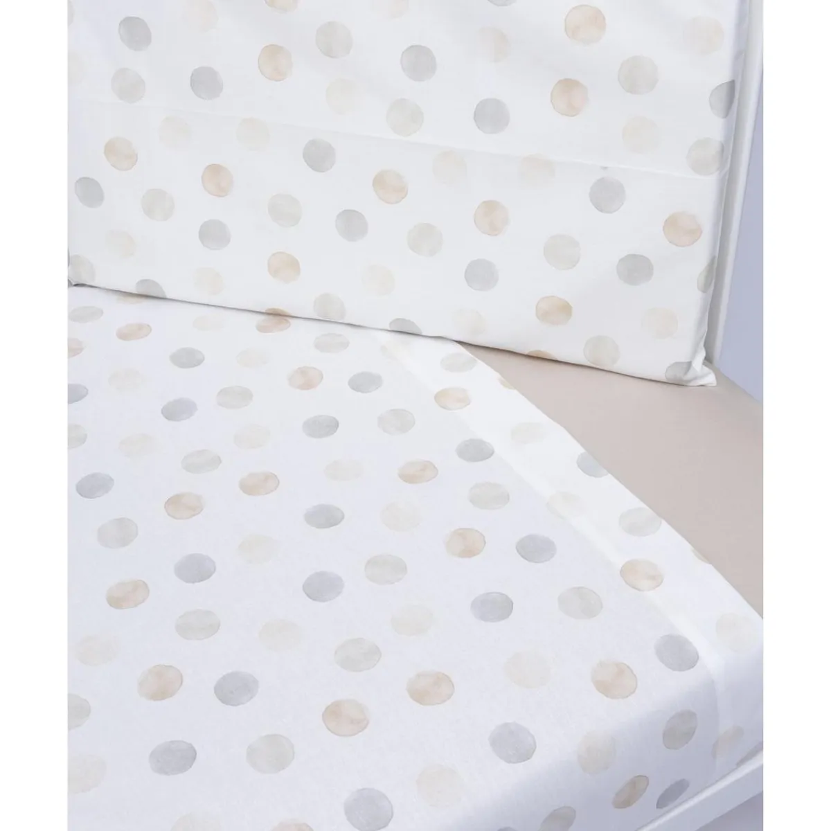 New Juego de Cuna 3 Piezas con Diseño de Puntos Ropa De Cama·Sábanas Y Mantas|Recién Nacido·Ropa De Cama