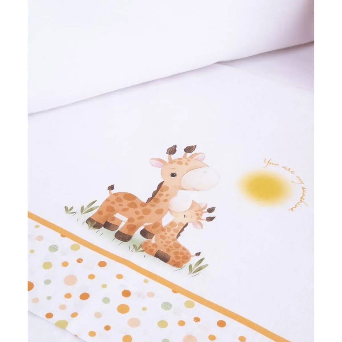 Juego de cuna 3 piezas unisex "Jirafas"*Prenatal Sale