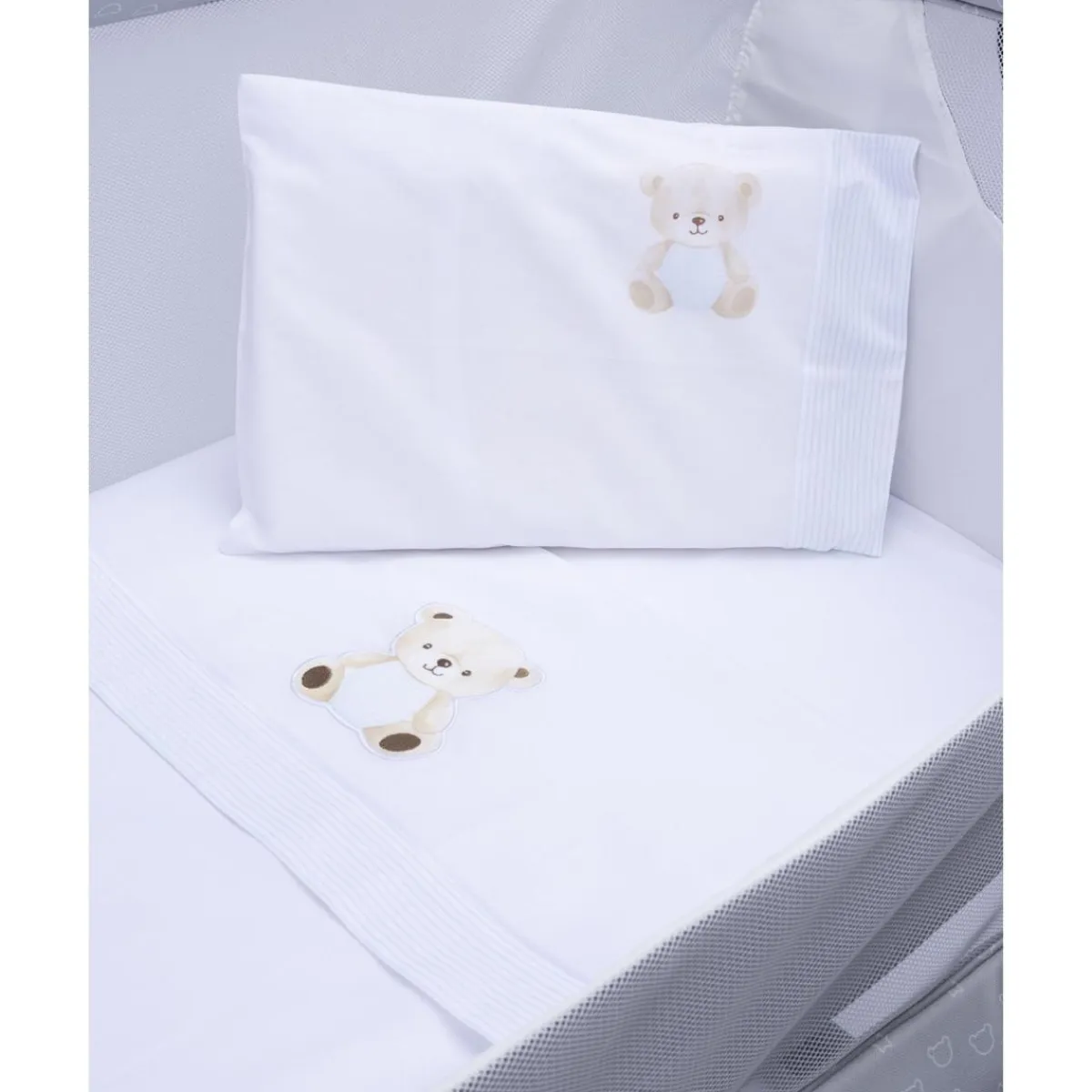 Sale Juego de Sábanas Cuna 3 Piezas "Osito Azul" (Niño) Ropa De Cama·Sábanas Y Mantas|Recién Nacido·Ropa De Cama