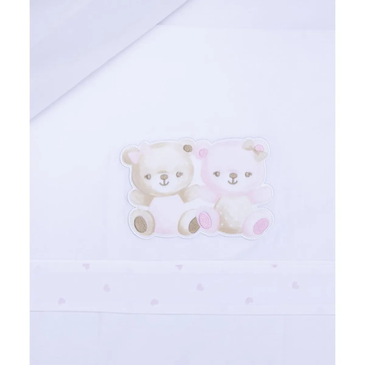 Juego de Sábanas Cuna 3 Piezas "Ositos" (Niña)*Prenatal Clearance