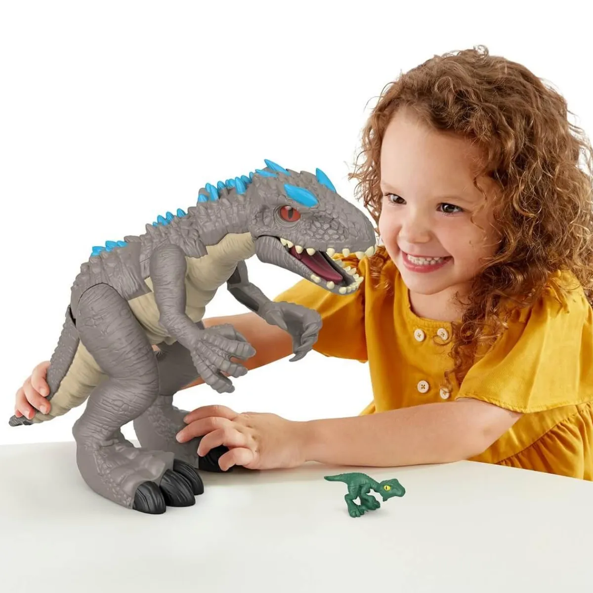 New Jurassic World - Imaginext Indominus Rex Coleccionables Y Mini Mundos
