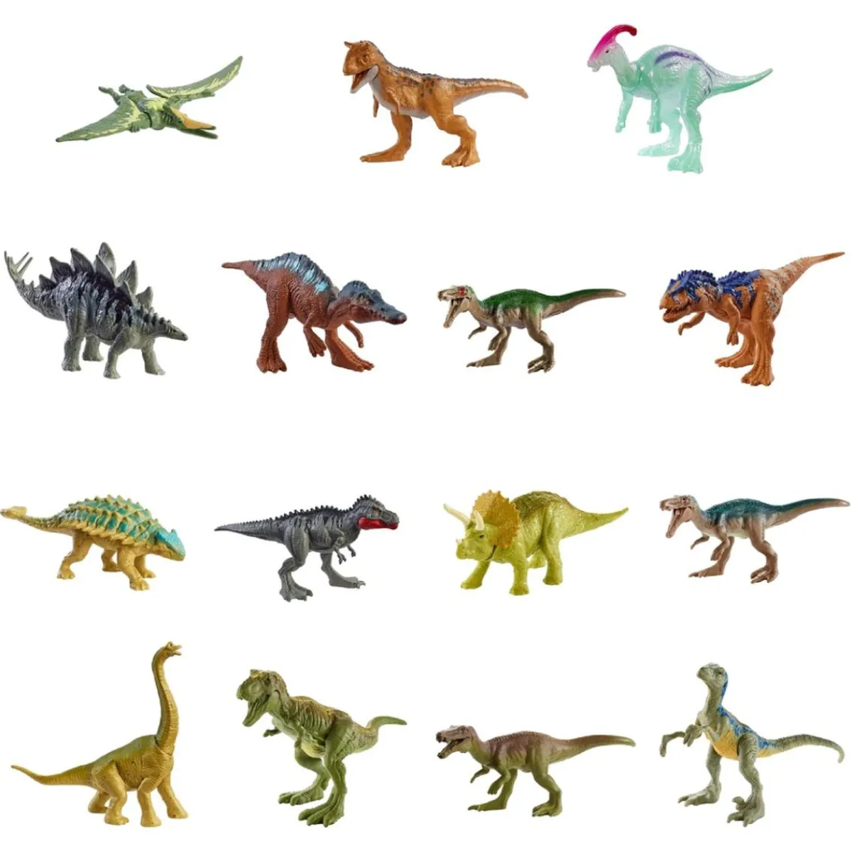 - Mini dinosaurio de acción (varios modelos)*JURASSIC WORLD