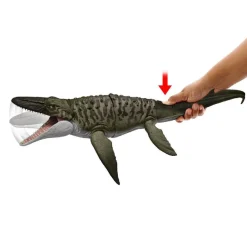 Sale Jurassic World - Mosasaurus “Bite ’N Blast” con mini Dilophosaurus Figuras De Acción
