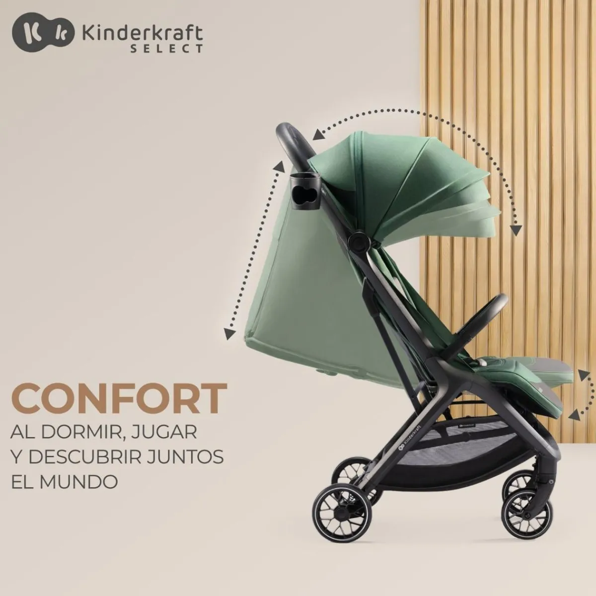 New Kinderkraft - Silla de paseo Nubi 2 Cloudy Grey Sillas De Paseo Y Accesorios·Sillas De Paseo