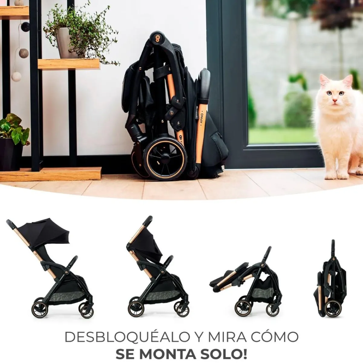 Best Kinderkraft - Silla de paseo Apino Dove Grey Sillas De Paseo Y Accesorios·Sillas De Paseo
