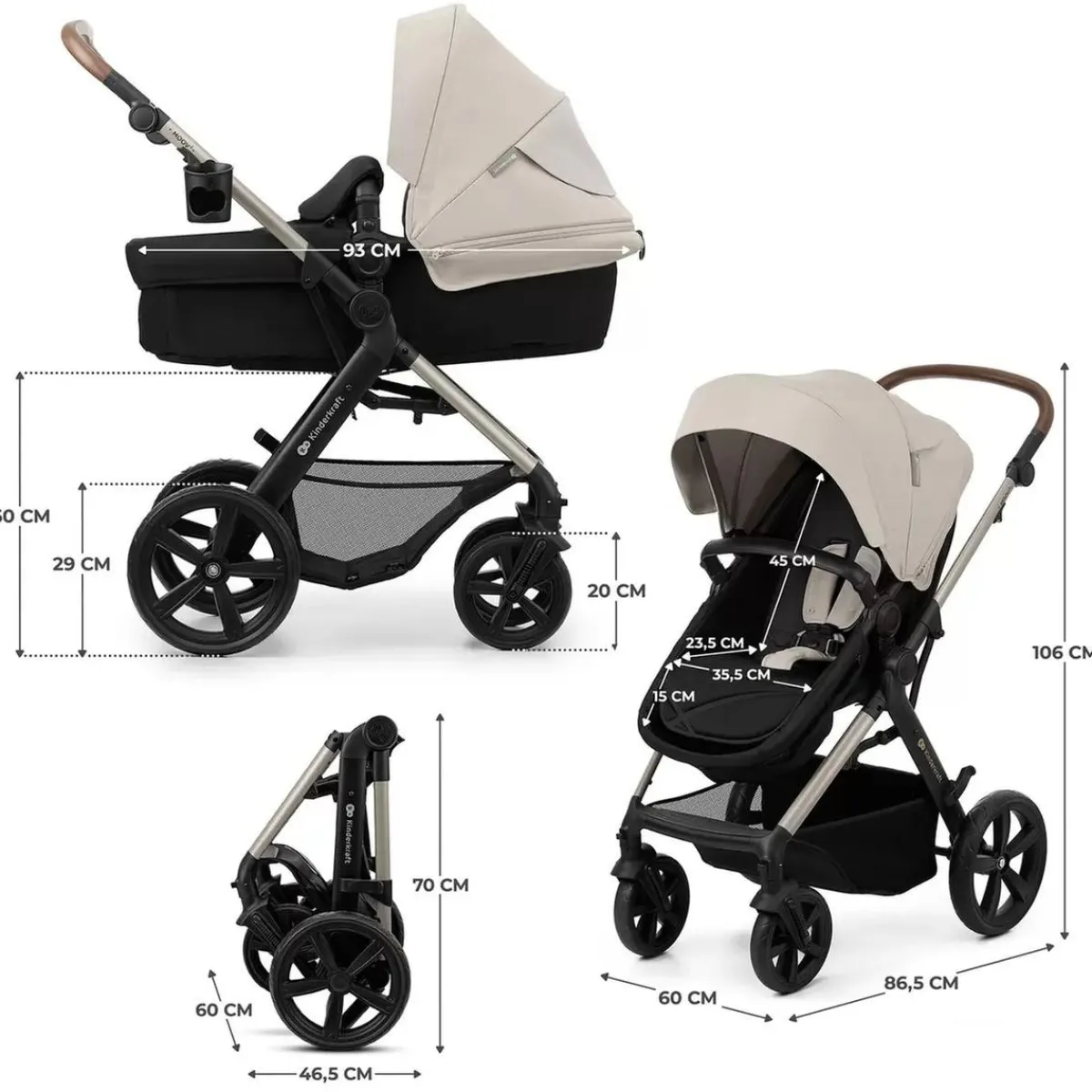 - Trio Moov 2 Moonlight Grey*KINDERKRAFT Hot