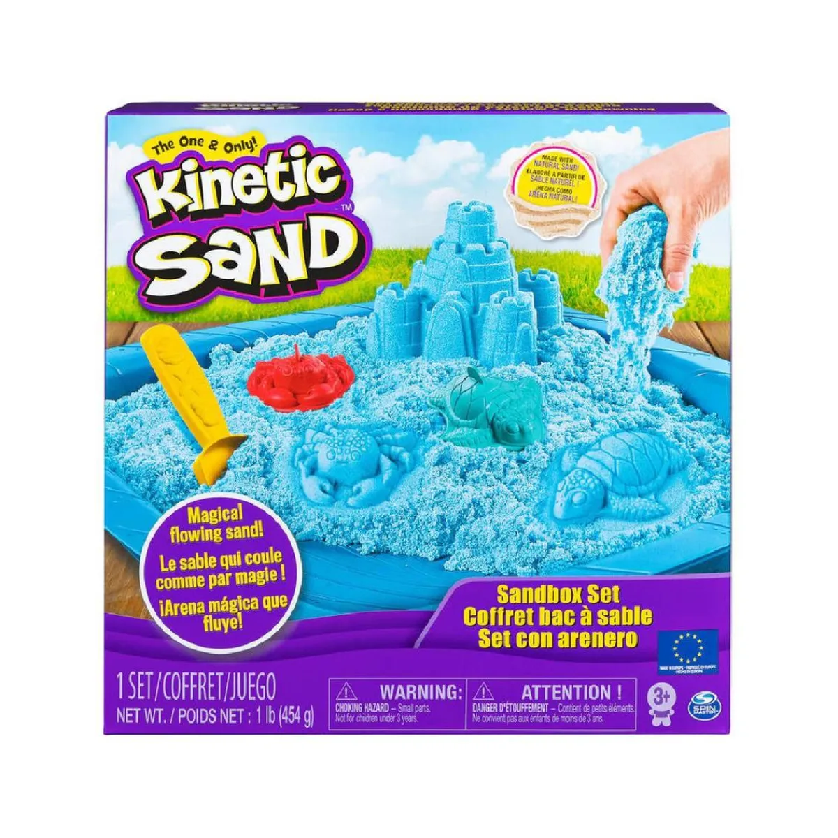 Hot Kinetic Sand - Set Sandbox con arenero Steam|Arte Y Manualidades
