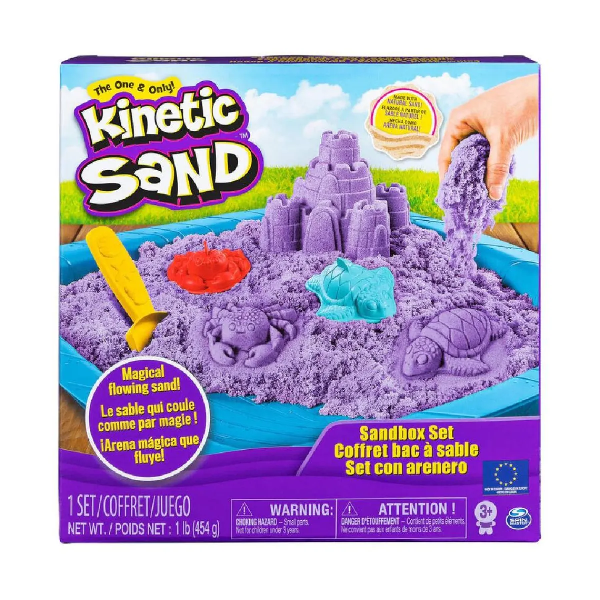 Hot Kinetic Sand - Set Sandbox con arenero Steam|Arte Y Manualidades