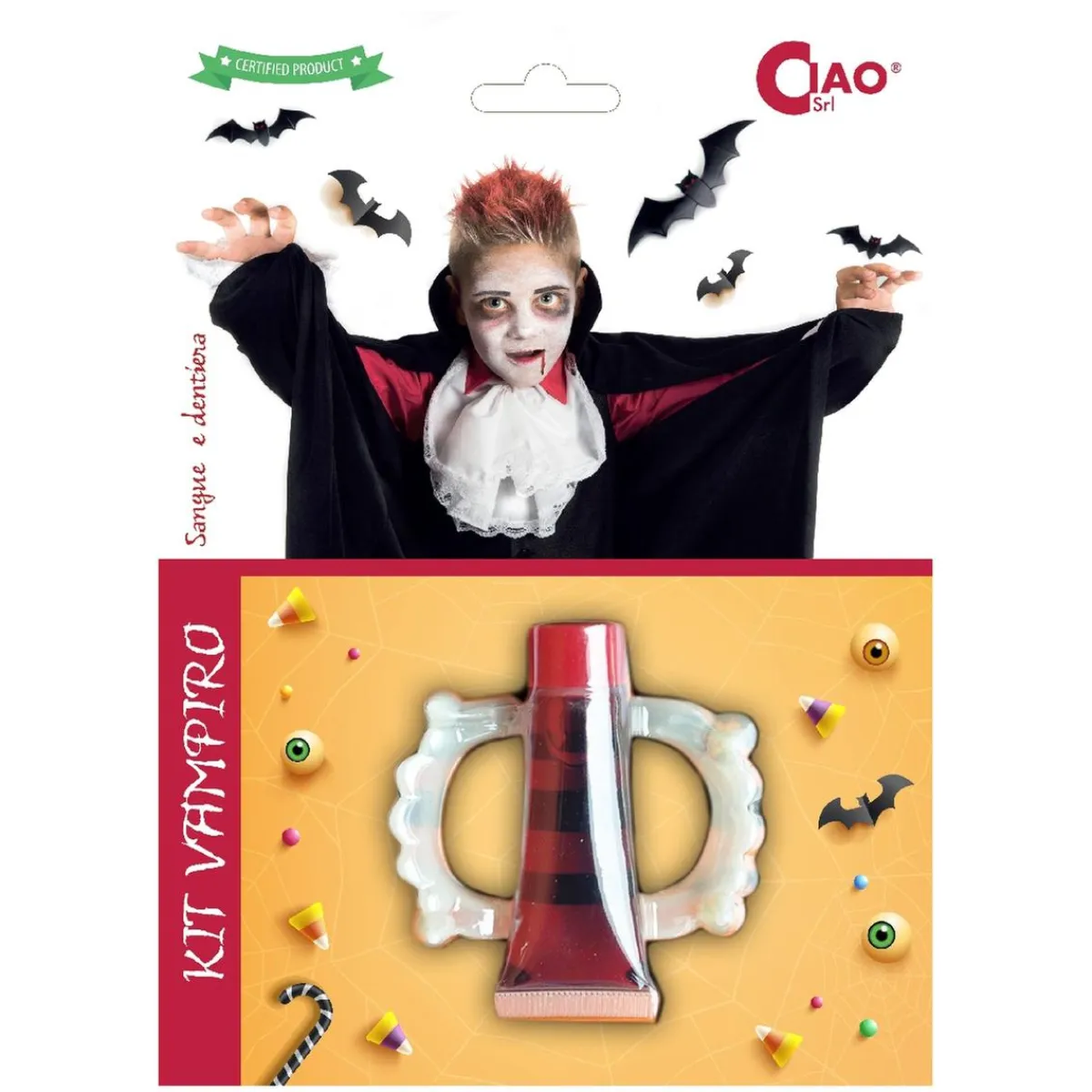 Kit de dentadura y sangre Halloween*TOYS "R" US Outlet