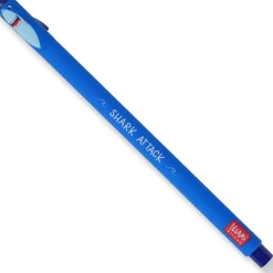 Legami - Bolígrafo de gel borrable con punta de 0,7 mm, tinta azul y tema de tiburón ㅤ*TOYS "R" US Hot
